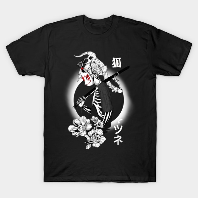 Demon Kitsune T-Shirt by raise